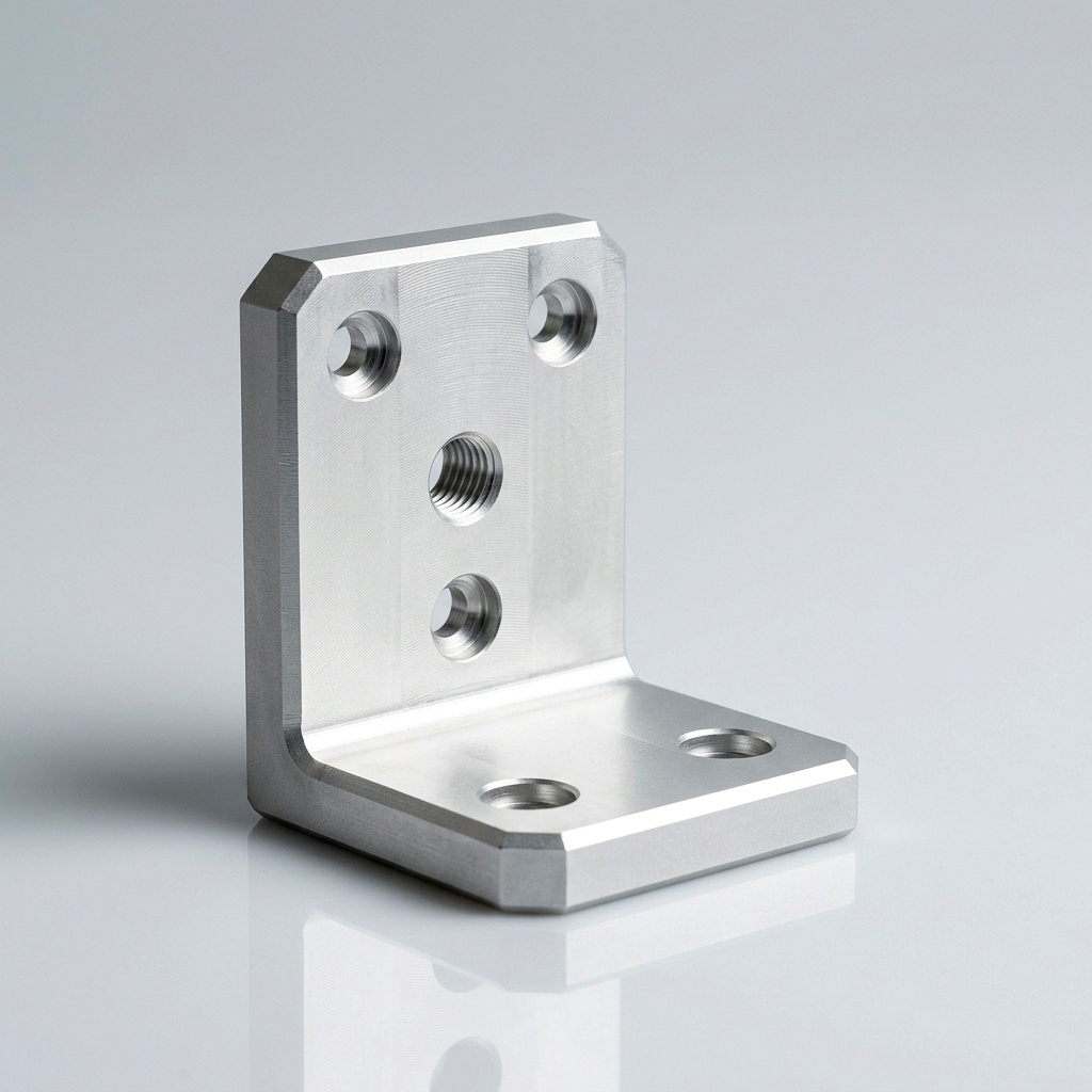 CNC Machined 6061 Aluminium L-Bracket