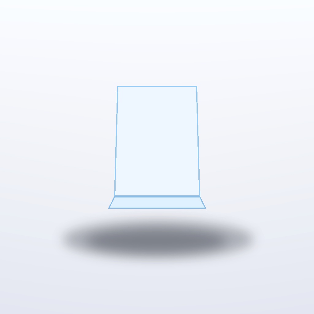 Desktop Acrylic Slanted Brochure & Menu Holder
