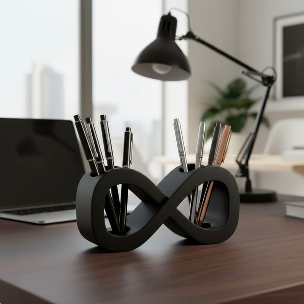 3D Printed Infinity Loop Stationery Organizer