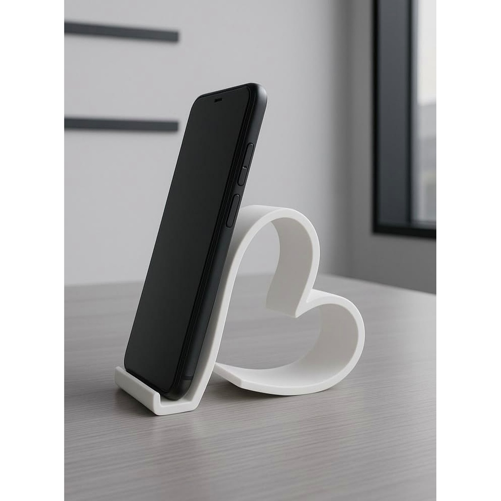 3D Printed Sculptural Ribbon Phone Stand